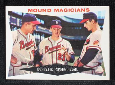 1960 Topps - [Base] #230 - Mound Magicians (Lou Burdette, Warren Spahn, Bob Buhl)