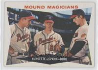 Mound Magicians (Lou Burdette, Warren Spahn, Bob Buhl) [Noted]