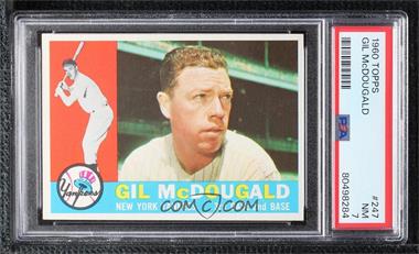 1960 Topps - [Base] #247 - Gil McDougald [PSA 7 NM]