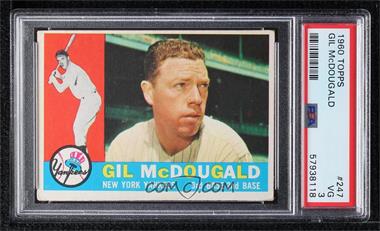 1960 Topps - [Base] #247 - Gil McDougald [PSA 3 VG]