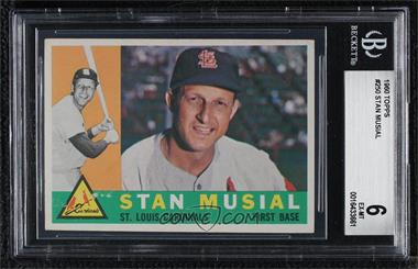 1960 Topps - [Base] #250 - Stan Musial [BGS 6 EX‑MT]