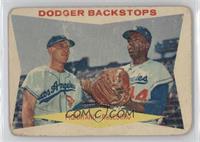 Dodger Backstops (Joe Pignatano, John Roseboro) [COMC RCR Poor]