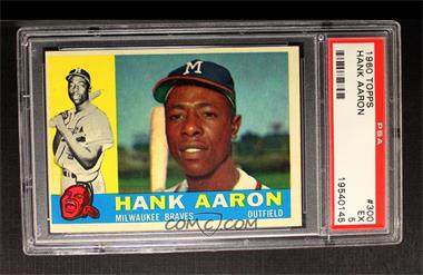 1960 Topps - [Base] #300 - Hank Aaron [PSA 5 EX]