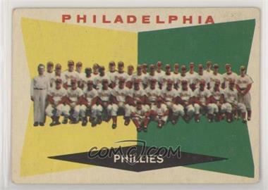 1960 Topps - [Base] #302 - 5th Series Checklist - Philadelphia Phillies