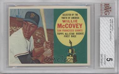 1960 Topps - [Base] #316 - Topps All-Star Rookie - Willie McCovey [BVG 5 EXCELLENT]