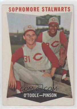 1960 Topps - [Base] #32 - Sophomore Stalwarts (Jim O'Toole, Vada Pinson) [Poor to Fair]