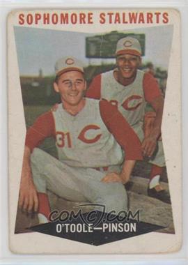 1960 Topps - [Base] #32 - Sophomore Stalwarts (Jim O'Toole, Vada Pinson) [Poor to Fair]