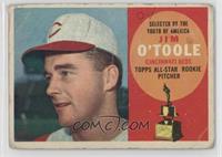 Topps All-Star Rookie - Jim O'Toole [Poor to Fair]