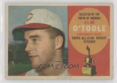 1960 Topps - [Base] #325 - Topps All-Star Rookie - Jim O'Toole [Poor to Fair]