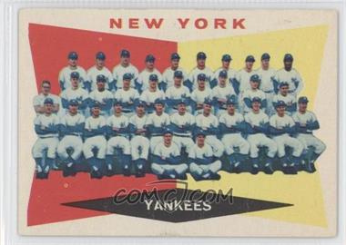 1960 Topps - [Base] #332 - 4th Series Checklist - New York Yankees [Good to VG‑EX]