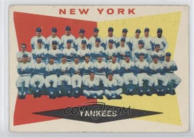 1960 Topps - [Base] #332 - 4th Series Checklist - New York Yankees [Good to VG‑EX]