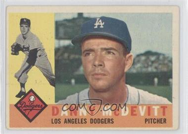 1960 Topps - [Base] #333 - Danny McDevitt [Good to VG‑EX]