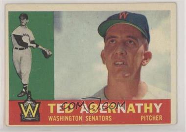 1960 Topps - [Base] #334 - Ted Abernathy [Poor to Fair]