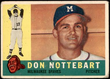 1960 Topps - [Base] #351 - Don Nottebart [FAIR]