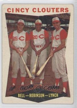 1960 Topps - [Base] #352 - Cincy Clouters (Gus Bell, Frank Robinson, Jerry Lynch) [Noted]