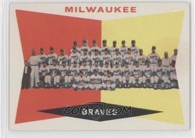 1960 Topps - [Base] #381.1 - 5th Series Checklist - Milwaukee Braves (White Back)