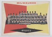 5th Series Checklist - Milwaukee Braves (White Back) [Noted]