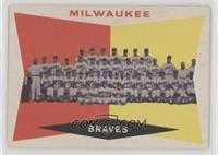 5th Series Checklist - Milwaukee Braves (White Back) [Good to VG̴…