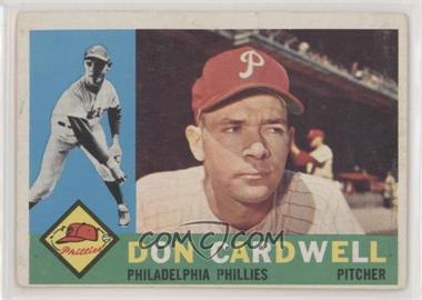 1960 Topps - [Base] #384.1 - Don Cardwell (White Back)