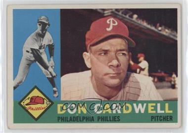 1960 Topps - [Base] #384.1 - Don Cardwell (White Back) [Good to VG‑EX]