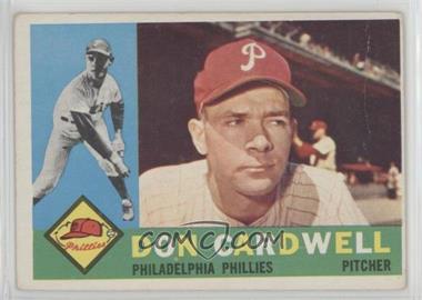 1960 Topps - [Base] #384.1 - Don Cardwell (White Back) [Poor to Fair]