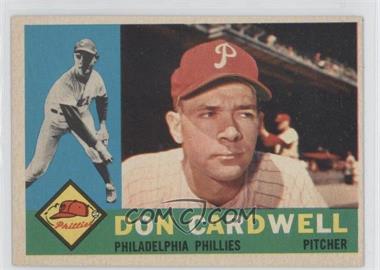 1960 Topps - [Base] #384.2 - Don Cardwell (Gray Back)