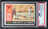 World Series - Game #2: Neal Belts 2nd Homer (Charlie Neal) (White Back) [PSA&n…