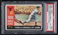 World Series - Game #3: Furillo Breaks Up Game (Carl Furillo) (White Back) [PSA…