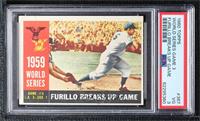 World Series - Game #3: Furillo Breaks Up Game (Carl Furillo) (Gray Back) [PSA&…