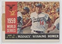 World Series - Game #4: Hodges' Winning Homer (Gil Hodges) (White Back) [Poor&n…