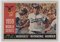 World Series - Game #4: Hodges' Winning Homer (Gil Hodges) (White Back) [Good&n…