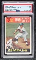 World Series - Game #5: Luis Swipes Base (White Back; Maury Wills fielding) [PS…