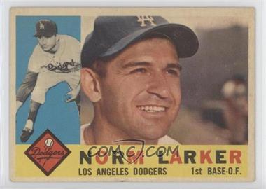1960 Topps - [Base] #394.2 - Norm Larker (Gray Back) [Poor to Fair]