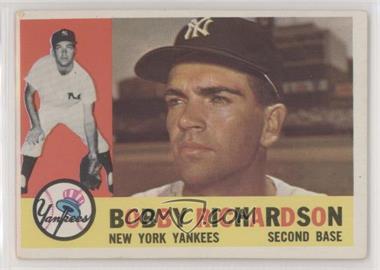 1960 Topps - [Base] #405.1 - Bobby Richardson (White Back)