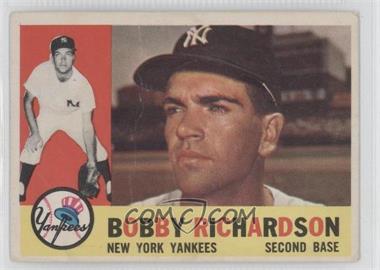 1960 Topps - [Base] #405.1 - Bobby Richardson (White Back) [Noted]