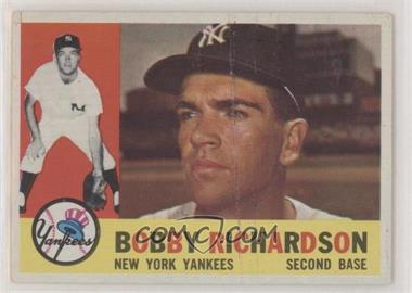 1960 Topps - [Base] #405.1 - Bobby Richardson (White Back) [Good to VG‑EX]