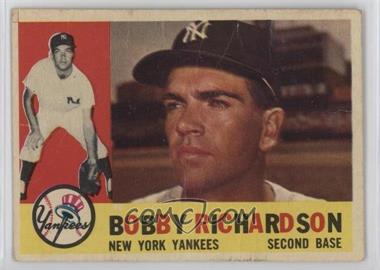 1960 Topps - [Base] #405.2 - Bobby Richardson (Gray Back) [Poor to Fair]