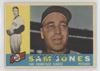 1960 Topps - [Base] #410.2 - Sam Jones (Gray Back) [Good to VG‑EX]