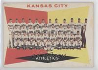 6th Series Checklist - Kansas City Athletics (White Back) [COMC RCR P…