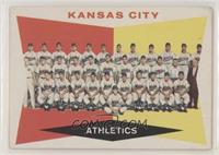 6th Series Checklist - Kansas City Athletics (White Back)