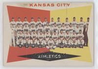 6th Series Checklist - Kansas City Athletics (White Back) [Good to VG…