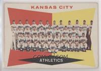 6th Series Checklist - Kansas City Athletics (White Back)