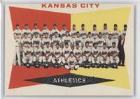 6th Series Checklist - Kansas City Athletics (Gray Back)