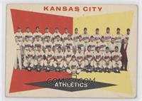 6th Series Checklist - Kansas City Athletics (Gray Back) [Good to VG&…