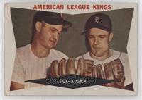 American League Kings (Nellie Fox, Harvey Kuenn) (White Back)