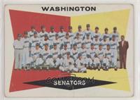 1st Series Checklist - Washington Senators [COMC RCR Poor]