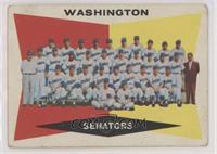 1st Series Checklist - Washington Senators