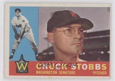 1960 Topps - [Base] #432.1 - Chuck Stobbs (White Back) [Good to VG‑EX]