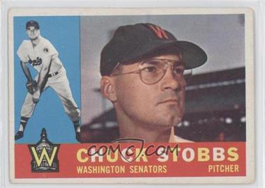 1960 Topps - [Base] #432.1 - Chuck Stobbs (White Back) [Good to VG‑EX]