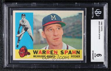 1960 Topps - [Base] #445 - Warren Spahn [BGS 6 EX‑MT]